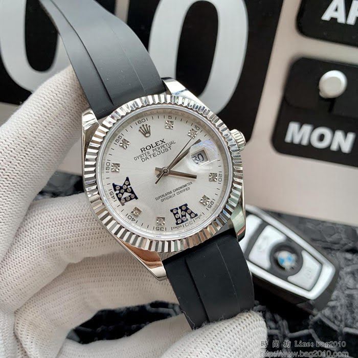 ROLEX勞力士 日誌型 904蠔式鋼 18k微納米電鍍金 五珠帶 三度防水性能 全自動進口機械男表  wssb4985